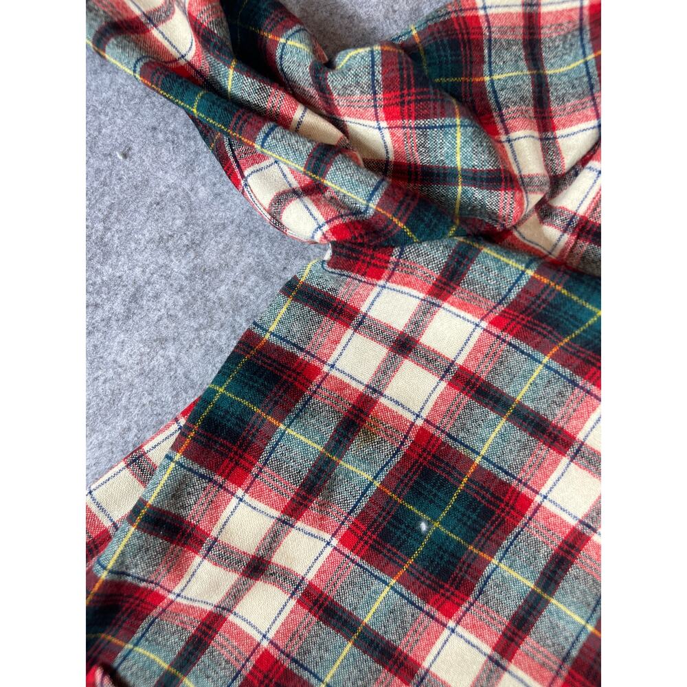 Vintage 50s Pendleton Blazer Jacket Womens Large Green Red Tartan Plaid Wool - Picture 4 of 7